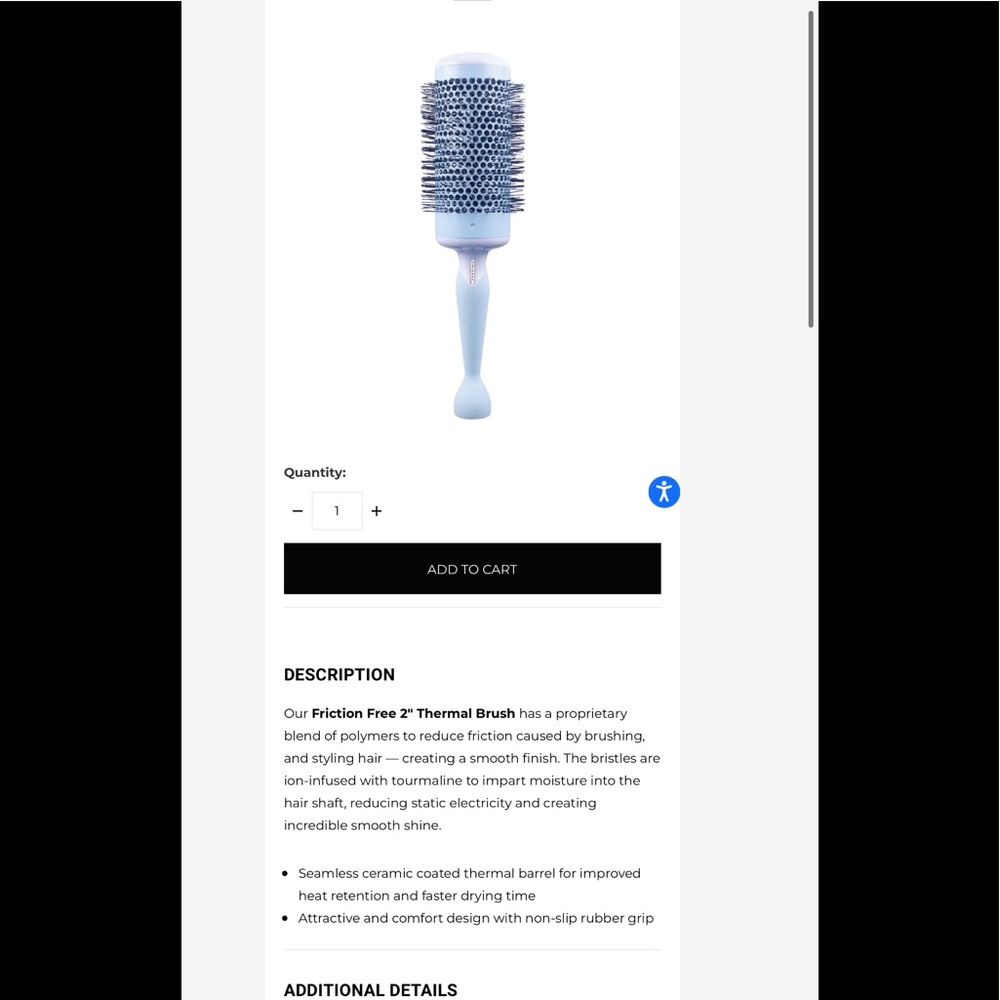 Cricket thermal round brush